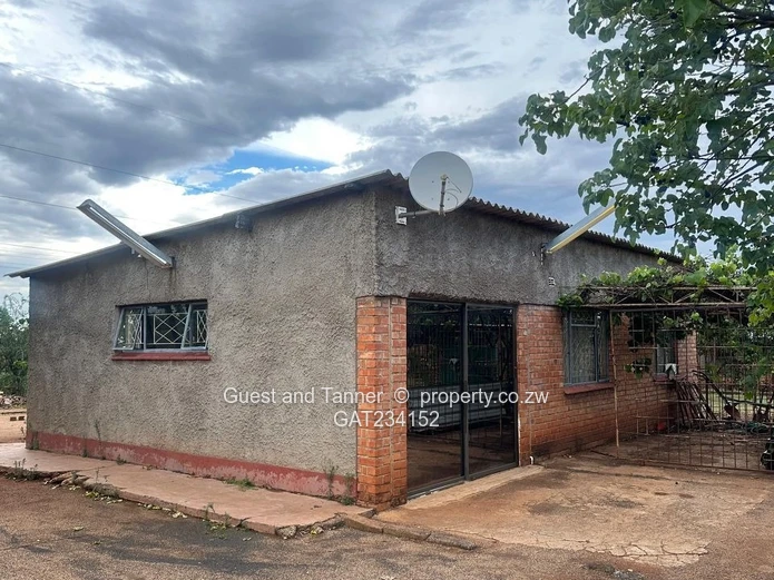 3-bedroomed house with a 2-bedroomed cottage for sale in Newton West, Bulawayo