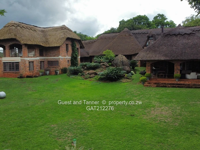 5-Bedroom Architectural thatched double storey for Sale in Hogerty Hill, Harare North