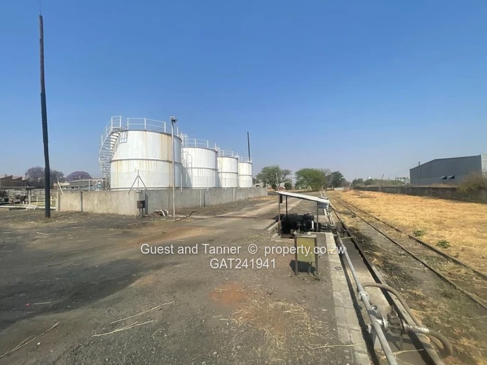 Bulawayo Donnington Fuel Depot with Executive Offices and Rail Infrastructure